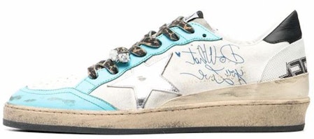 Golden Goose Superstar 'Distressed White Blue' GMF00117.F001256.10538 Golden Goose Superstar 'Distressed White Blue' GMF00117.F001256.10538