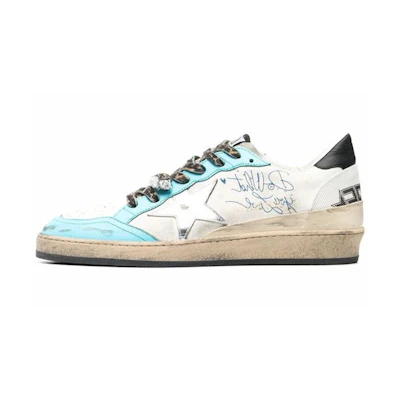 Golden Goose Superstar 'Distressed White Blue'