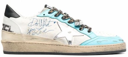 Golden Goose 復古輕巧舒適簡約 低筒皮革板鞋 白藍 Order Golden Goose 復古輕巧舒適簡約 低筒皮革板鞋 白藍