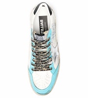 Golden Goose 復古輕巧舒適簡約 低筒皮革板鞋 白藍 Purchase Golden Goose 復古輕巧舒適簡約 低筒皮革板鞋 白藍