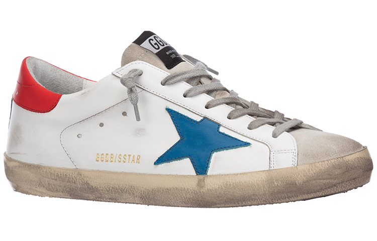 Golden Goose Superstar 'Distressed White Blue Red' 圖 3