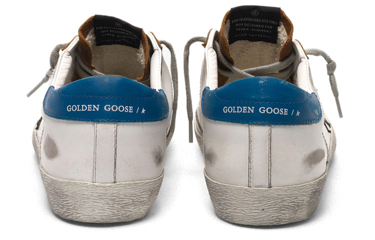 Golden Goose Superstar 'Distressed White Brown Blue' 圖 4