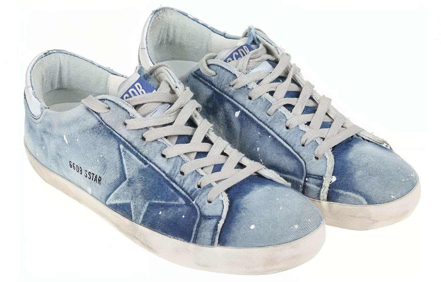 Lookbook ゴールデングース Superstar ライトブルー (ダメージ加工) G30MS590.A97