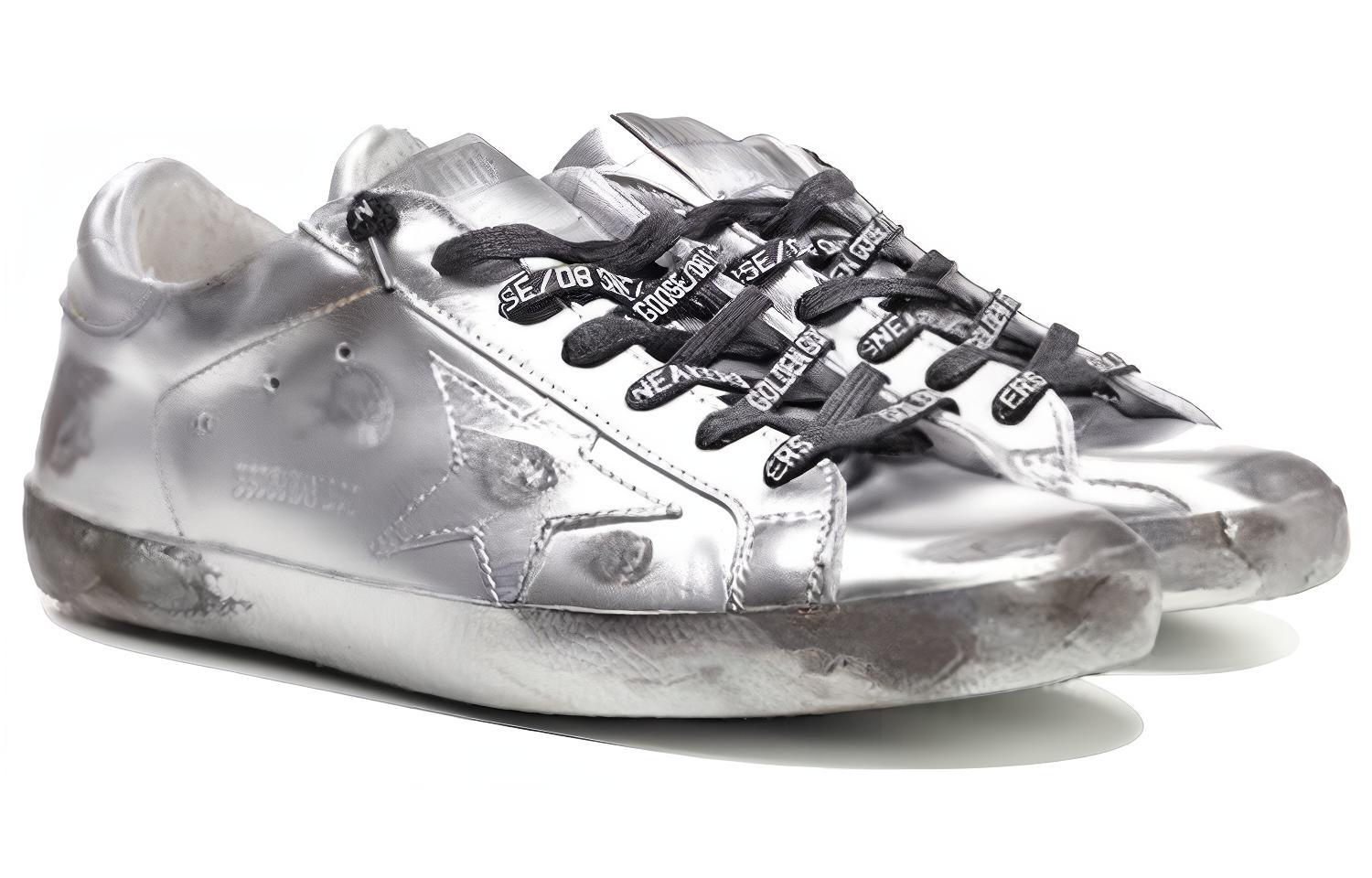 Golden Goose Superstar 'Metallic Silver Distressed' 圖 2