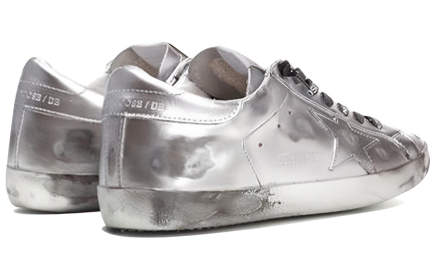 Golden Goose Superstar 'Metallic Silver Distressed' 圖 3