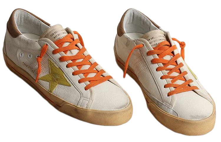 Golden Goose Superstar 'Orange White Distressed' 圖 3