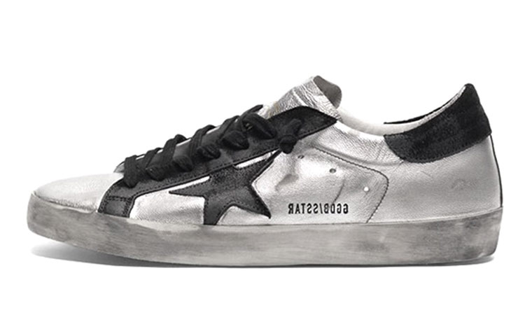 Golden Goose Superstar 'Silver Black'