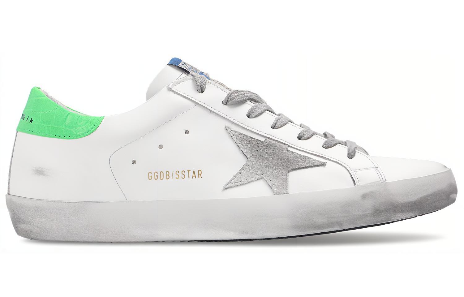 Golden Goose Superstar 'White Grey Green Distressed' 圖 2