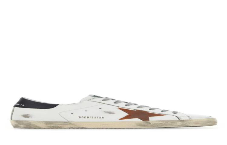 Golden Goose Superstar 'White Orange Radar Blue'