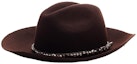 Shop Golden Goose Unisex Wool Hat Brown GUP01079P00067655429