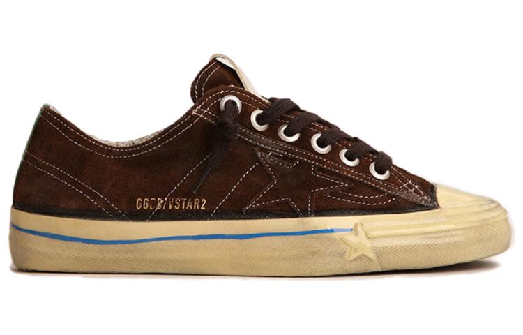 Order Golden Goose V-Star 舒適休閒 時尚百搭 低幫 板鞋 男款 深棕色