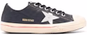 Golden Goose V-Star 'Kulit Anak Lembu Navy' GMF00129.F004630.50580