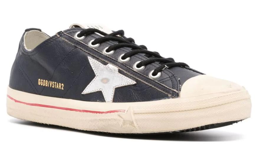 Lookbook Golden Goose V-Star 'Cuero Azul Marino' GMF00129.F004630.50580