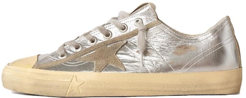 Golden Goose V-Star 'Silver Leather Low-Top' GMF00129.F003091.70136 Golden Goose V-Star 'Silver Leather Low-Top' GMF00129.F003091.70136