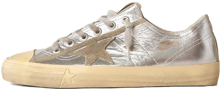 Golden Goose V-Star 'Zapatillas Plateadas de Cuero Low-Top' GMF00129.F003091.70136 Buy Golden Goose V-Star 'Zapatillas Plateadas de Cuero Low-Top' GMF00129.F003091.70136