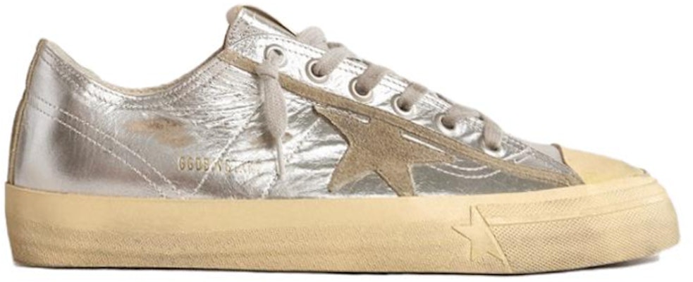 Golden Goose V-Star 'Silver Leather Low-Top' GMF00129.F003091.70136 Order Golden Goose V-Star 'Silver Leather Low-Top' GMF00129.F003091.70136