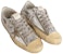Golden Goose V-Star 'Bertumit Rendah Kulit Perak' GMF00129.F003091.70136