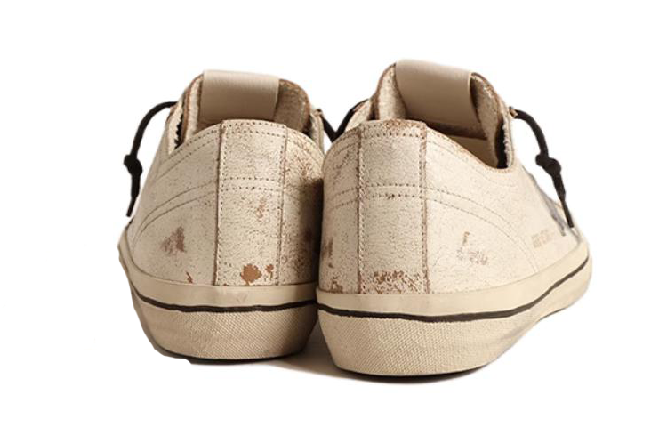 Shop ゴールデングース Vスター 'ホワイトレザー' GMF00129.F004610.11527 GMF00129.F004610.11527