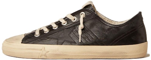 Golden Goose V-Star Low 'Black Leather' GMF00129.F005033.90100 Golden Goose V-Star Low 'Black Leather' GMF00129.F005033.90100
