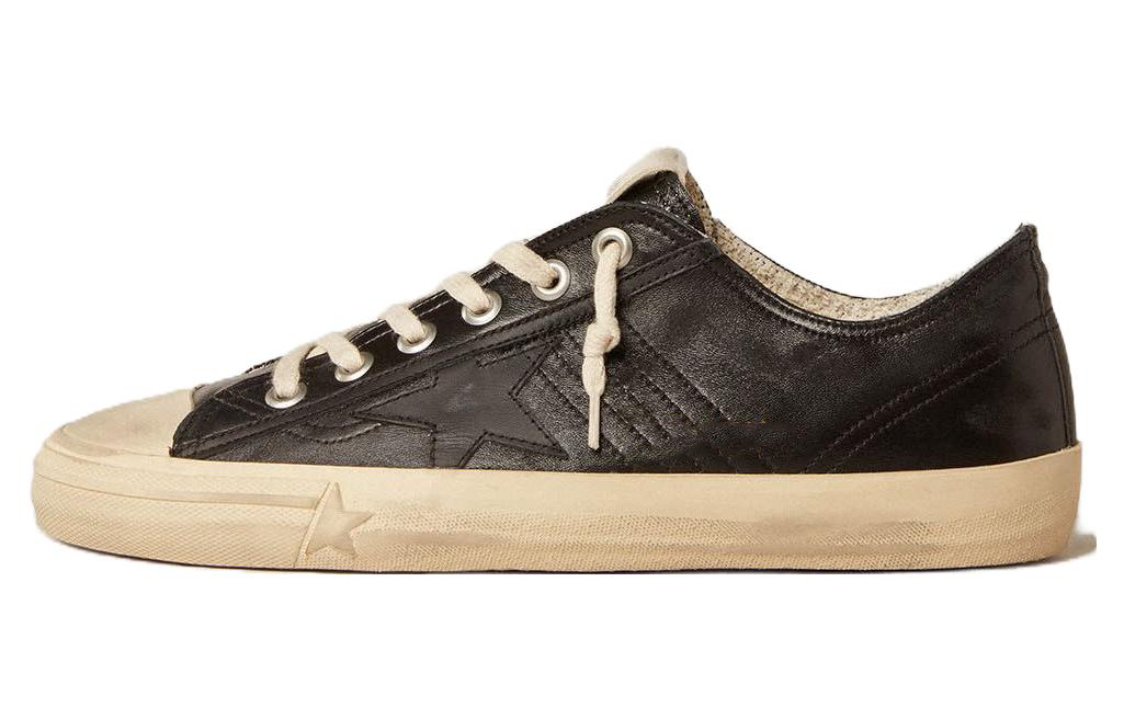 Golden Goose V-Star Low 'Black Leather' GMF00129.F005033.90100