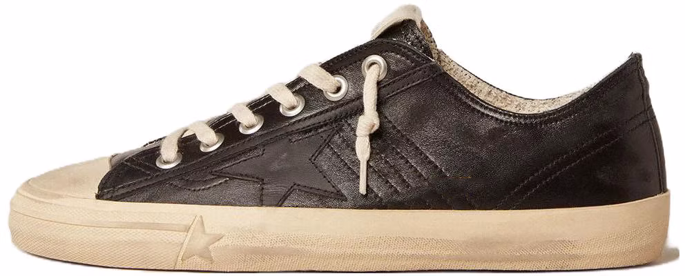 Golden Goose V-Star Low 'Black Leather' GMF00129.F005033.90100 Buy Golden Goose V-Star Low 'Black Leather' GMF00129.F005033.90100