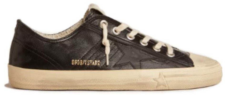 골든구스 V-스타 로우 블랙 레더 (Golden Goose V-스타 로우 블랙 레더) GMF00129.F005033.90100 Order 골든구스 V-스타 로우 블랙 레더 (Golden Goose V-스타 로우 블랙 레더) GMF00129.F005033.90100