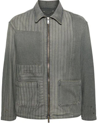 Golden Goose 復古拉鍊立領夾克 男款 灰色 GMP01778P00147460100 Buy Golden Goose 復古拉鍊立領夾克 男款 灰色 GMP01778P00147460100