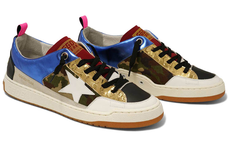 Lookbook Golden Goose Yeah ''Blau Gelb Schwarz'' G36MS602.A8