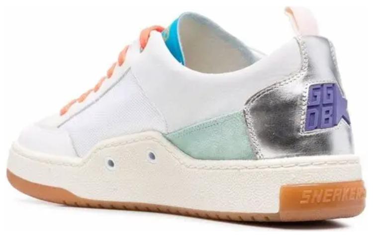 Shop 골든구스 여 화이트 오렌지 '레오스타' GMF00130.F000460.80387