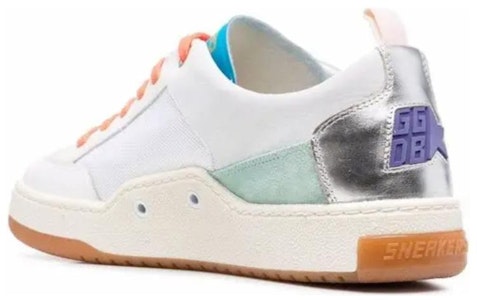 골든구스 여 화이트 오렌지 '레오스타' GMF00130.F000460.80387 Shop 골든구스 여 화이트 오렌지 '레오스타' GMF00130.F000460.80387