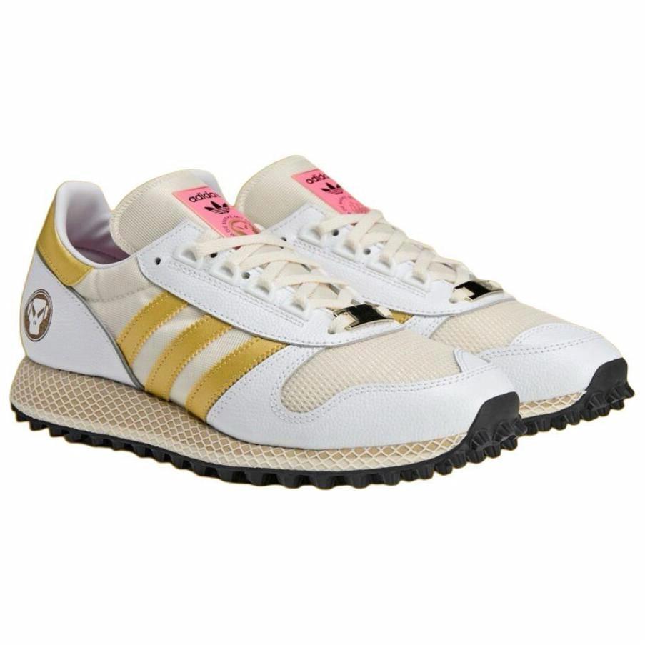 Lookbook Goldie x adidas Silverbirch SPZL 'White Gold' Sepatu Putih Emas JI2085