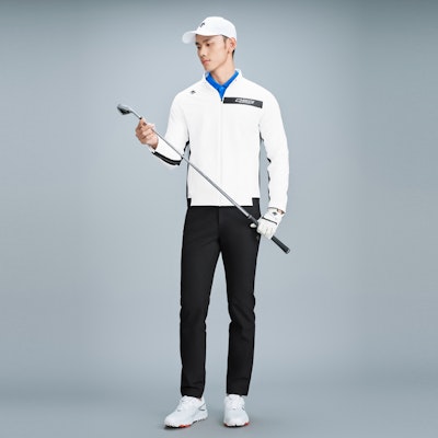 GOLF DESCENTE Retro Windproof Water-Repellent Sports Jacket with Stand Collar. G413MPJK11 3