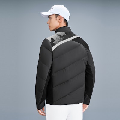 GOLF Descente FIELD系列 短款拼接針織羽絨外套 G343MFDJO1 2