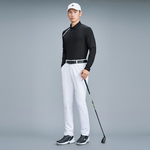 GOLF DESCENTE Serie Field Polo Manga Larga de Micro-Fleece Elástico. G343MFTLN1 3