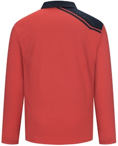 GOLF DESCENTE Serie Field Polo Manga Larga de Micro-Fleece Elástico. G343MFTLN1 5