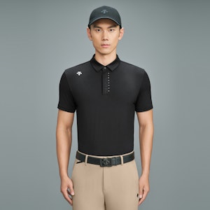GOLF DESCENTE FIELD Series Kaos Polo Stretch Tahan Matahari - Edisi Musim Gugur. G433MFTS73 1