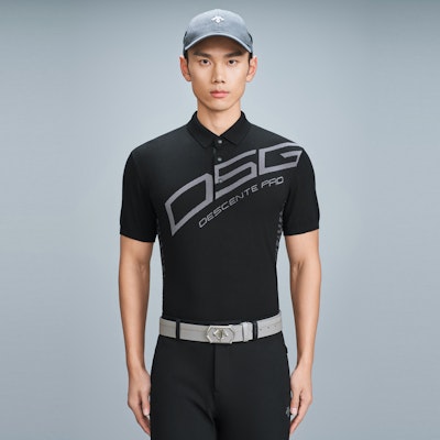 GOLF DESCENTE PRO Series Classic Knit Short Sleeve Polo Shirt for Men. G413MPTS11 1