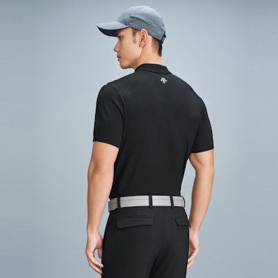 GOLF DESCENTE PRO Series Classic Knit Short Sleeve Polo Shirt for Men. G413MPTS11 2