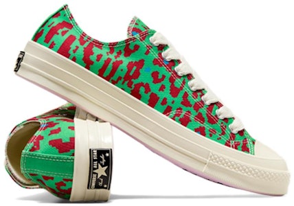 Golf Le Fleur x Converse Chuck 70 Low '数码豹纹系列 - 绿色款' A08167C Order Golf Le Fleur x Converse Chuck 70 Low '数码豹纹系列 - 绿色款' A08167C