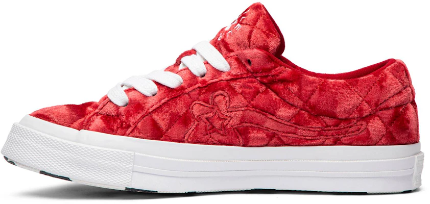 Golf Le Fleur x Converse One Star 'Quilted Velvet Cherry' 165598C Lookbook Golf Le Fleur x Converse One Star 'Quilted Velvet Cherry' 165598C