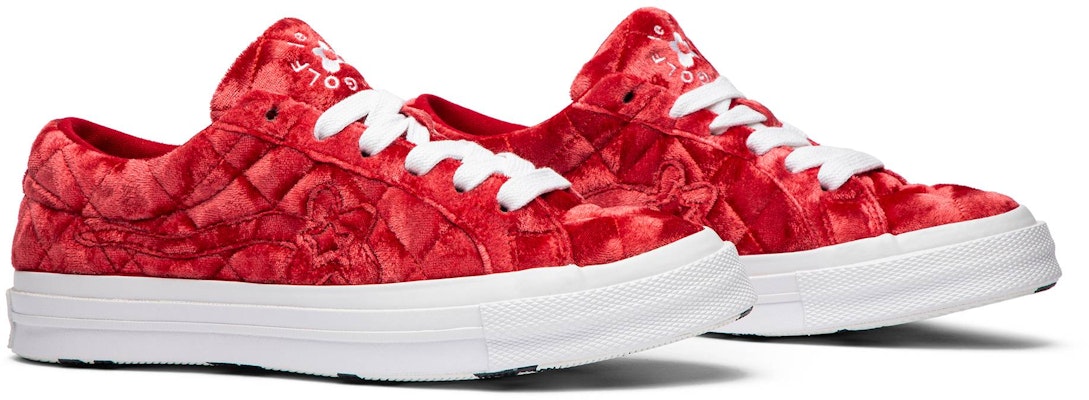 Golf Le Fleur x Converse One Star 'Quilted Velvet Cherry' 165598C Cheap Golf Le Fleur x Converse One Star 'Quilted Velvet Cherry' 165598C