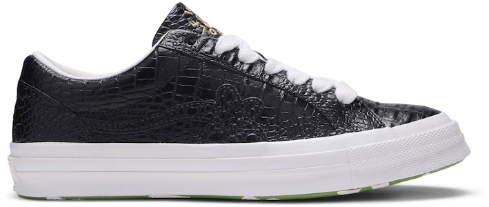 Golf Le Fleur x Converse One Star 低筒 '鳄鱼系列 - 黑色' 165524C Buy Golf Le Fleur x Converse One Star 低筒 '鳄鱼系列 - 黑色' 165524C