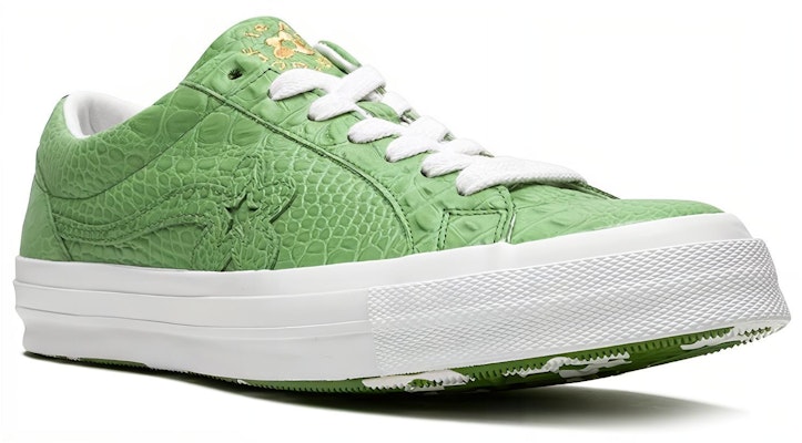 Golf Le Fleur x Converse One Star Low '鳄鱼系列 - 森林绿' 165525C Lookbook Golf Le Fleur x Converse One Star Low '鳄鱼系列 - 森林绿' 165525C