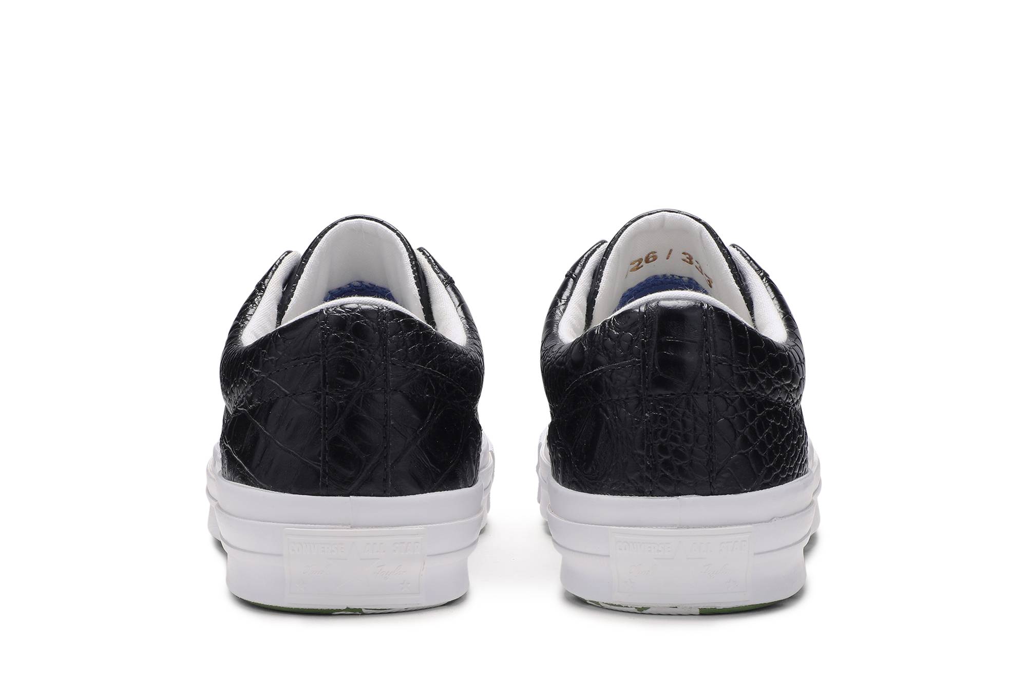 Details for Golf Le Fleur x Converse One Star 低筒 '鳄鱼系列 - 黑色' 165524C