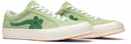 Cheap Golf Le Fleur x Converse One Star Ox 'Jade Lime' Dalam Warna Hijau Lembut. 160327C