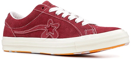Golf Le Fleur x Converse One Star Ox 'Mono Merah' 162132C Order Golf Le Fleur x Converse One Star Ox 'Mono Merah' 162132C