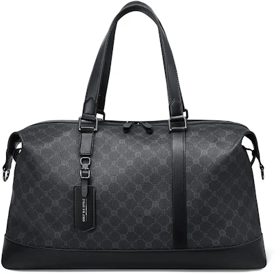 Golf Retro British Style Water-Resistant Travel Bag - Black PVC Large Capacity D263916 Buy Golf Retro British Style Water-Resistant Travel Bag - Black PVC Large Capacity D263916