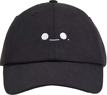 Good Bai Embroidered Emoji Cotton Cap Unisex Couples - Black/White B23MUFW0104-BK-F Buy Good Bai Embroidered Emoji Cotton Cap Unisex Couples - Black/White B23MUFW0104-BK-F