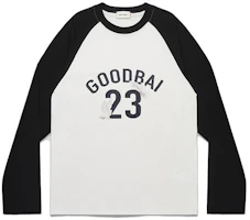 GOOD BAI FW23 Letter Number Logo Print Raglan Long-Sleeve T-Shirt Unisex G23AWFTL0102 GOOD BAI FW23 Letter Number Logo Print Raglan Long-Sleeve T-Shirt Unisex G23AWFTL0102