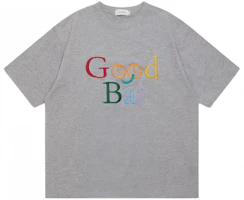 GOOD BAI SS24 916 Series Emoji Logo Embroidered Short Sleeve T-Shirt Unisex G24SSUTS0106 GOOD BAI SS24 916 Series Emoji Logo Embroidered Short Sleeve T-Shirt Unisex G24SSUTS0106